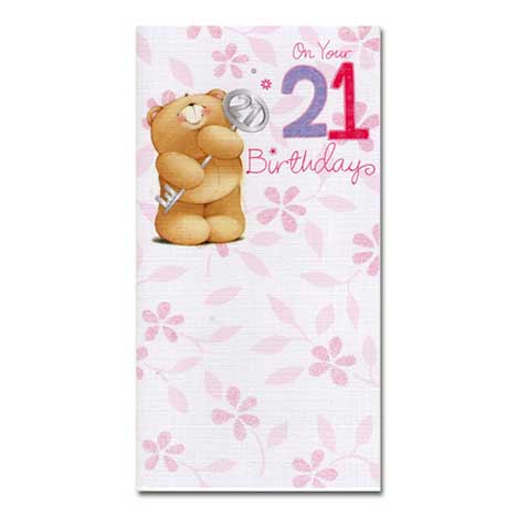 21st Birthday Forever Friends Card